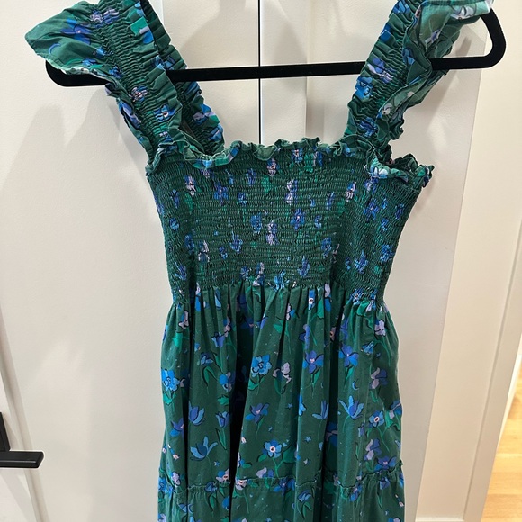 Hill House Home Ellie Nap Dress Emerald Space - Picture 3 of 5